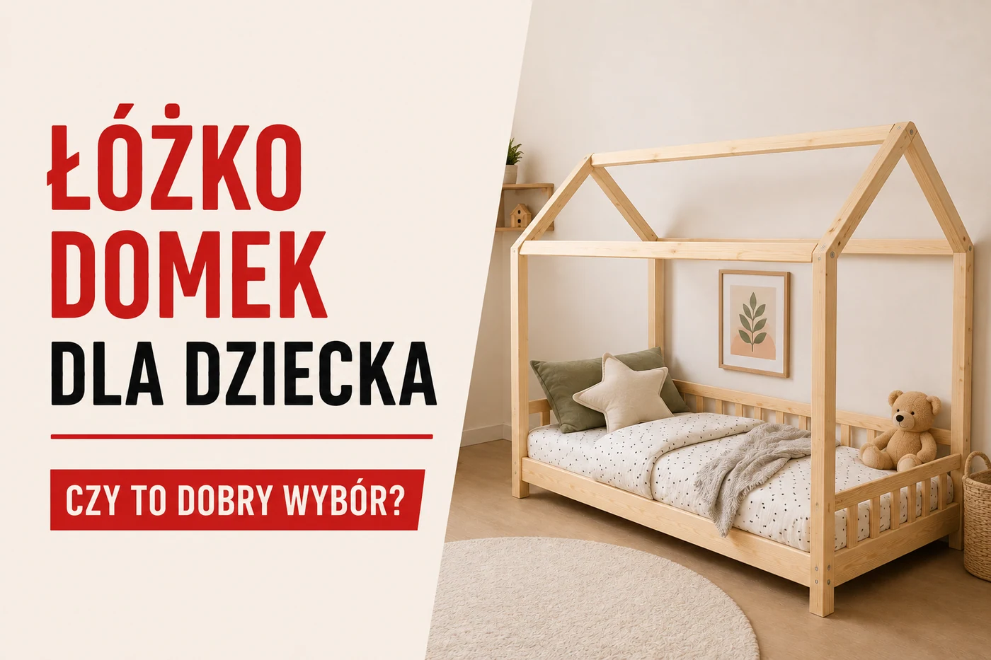Łóżko domek dla dziecka — czy to dobry wybór?