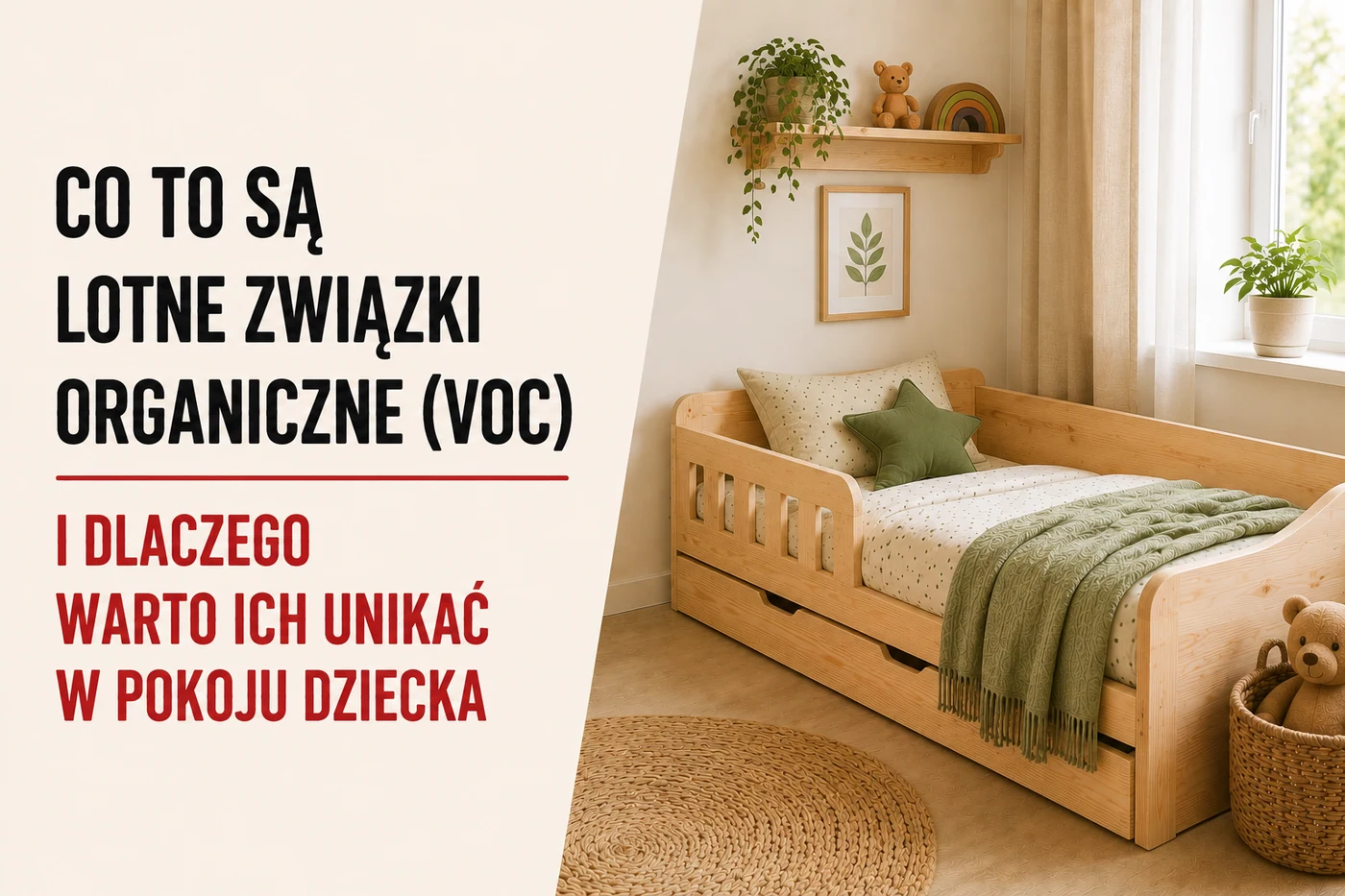 Co to są lotne związki organiczne (VOC) i dlaczego warto ich unikać w pokoju dziecka