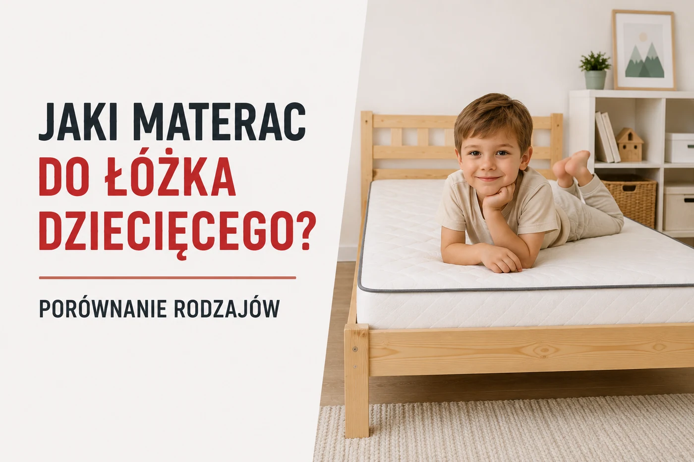 Jaki materac do łóżka dziecięcego? Porównanie rodzajów