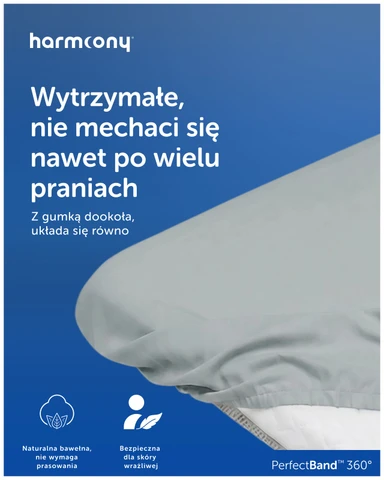 Harmoony bawełniane, szare