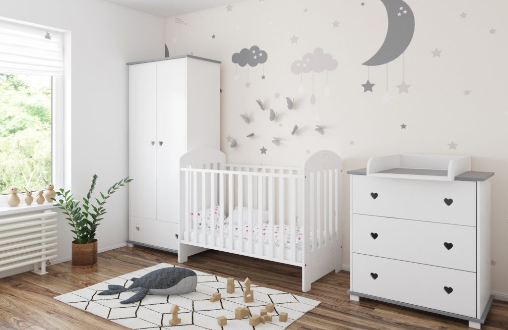Łóżeczko dla najmłodszych Little Mimi 60x120 - obrazek 3