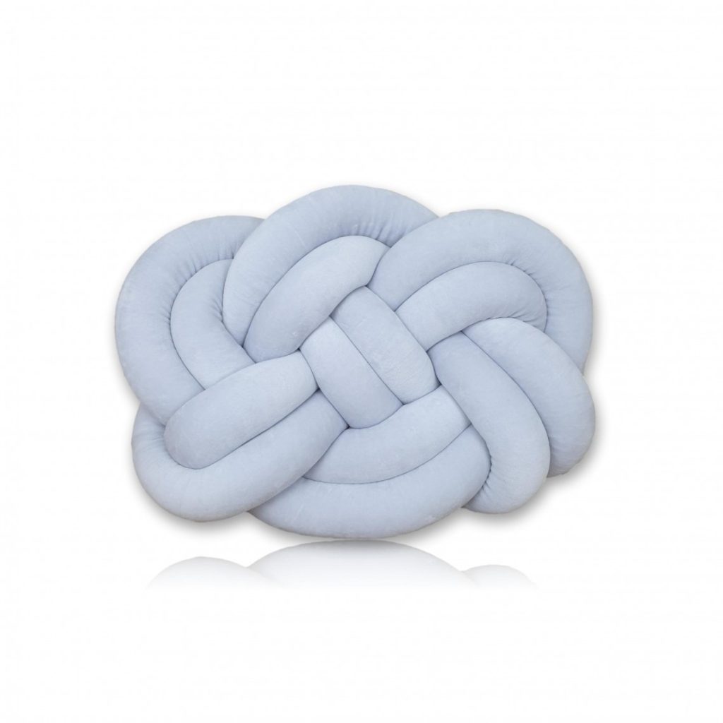 Poduszka welurowa Knot pillow Maxi